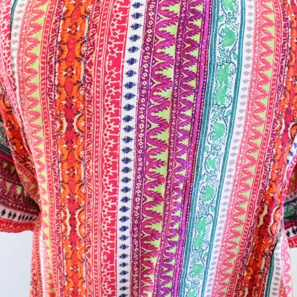 Maeve Anthropologie Mila Colorful Printed Top - Picture 7 of 7